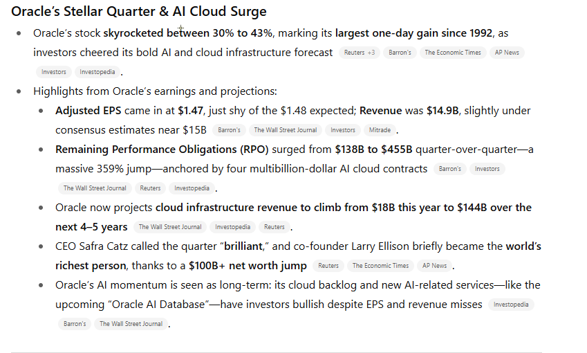 Remarkable backlog for Oracle $Orcl. This should be a $1000 stock in 5 years.