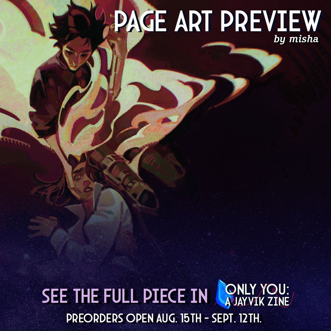 ⚙️PAGE PREVIEW ⚙️

Here's a sneak preview of <a href="/enilehtnorevol/">misha</a>'s work 👀

Curious as to what the full piece looks like? Preorders for Only You: A Jayvik Zine are open 8/15 through 9/12!

🛒 onlyyoujayvikzine.bigcartel.com