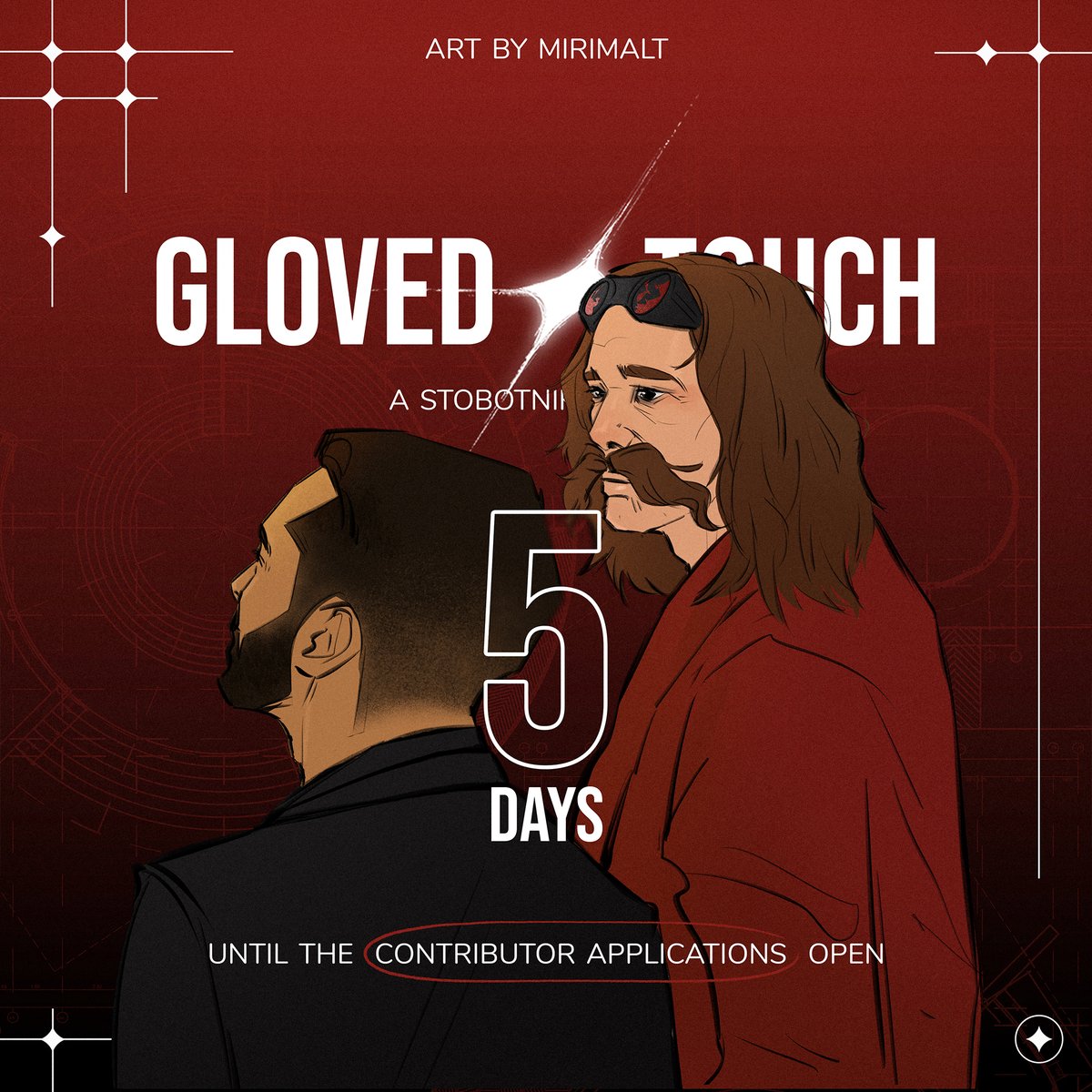 ✦ We're all yearning... For the Contributor Applications to open in five days!

✦ It's getting closer! Ready to show us what you've got?

✦ Check the application information in our (recently updated) info doc to see the requirements and specifics.
#stobotnik