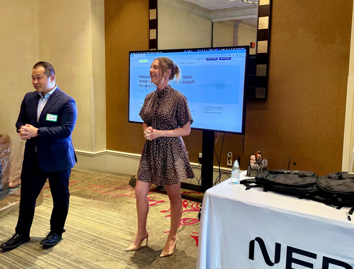 IgniteGTM's tweet image. ✨ What a night in Santa Clara!

We partnered with @NebiusAI for an Executive Dinner with 20+ CXOs on the future of GPU innovation. From scaling AI infra to rethinking GPU strategies, the energy + ideas in the room were electric. 🚀

#CXOInsights #GPUInnovation