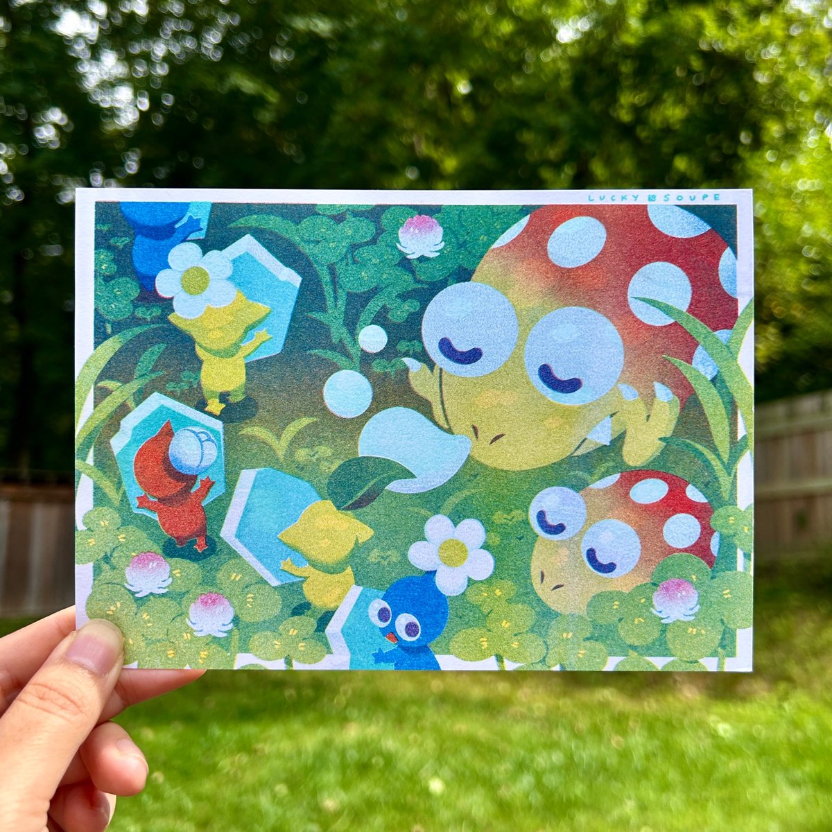 the pikmin risos are finally printed!!!