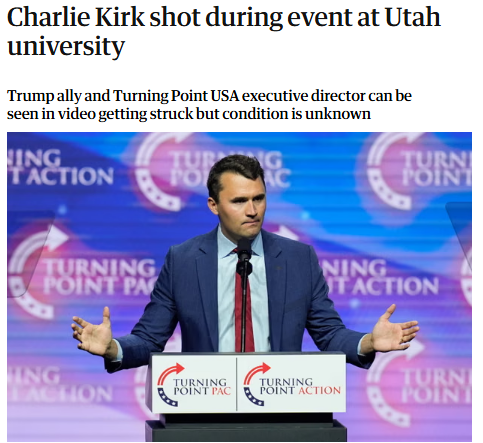 thesoypill's tweet photo. This is insane. All this does is justify retaliatory violence. 

Charlie is not such a threat that he deserves such an attempt. 

Fuck whoever did this. Hope he makes it out for the sake of his family. https://t.co/MZDvQ6FS6V