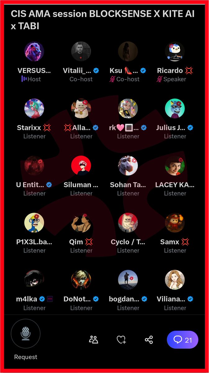 💢 Just joined the CIS AMA: BlockSense x Kite AI x TABI 💢

Even though I couldn’t fully understand everything because of the language barrier, I could truly feel the energy, unity, and excitement flowing through the AMA. 

The passion of the CIS Tabizen community goes beyond