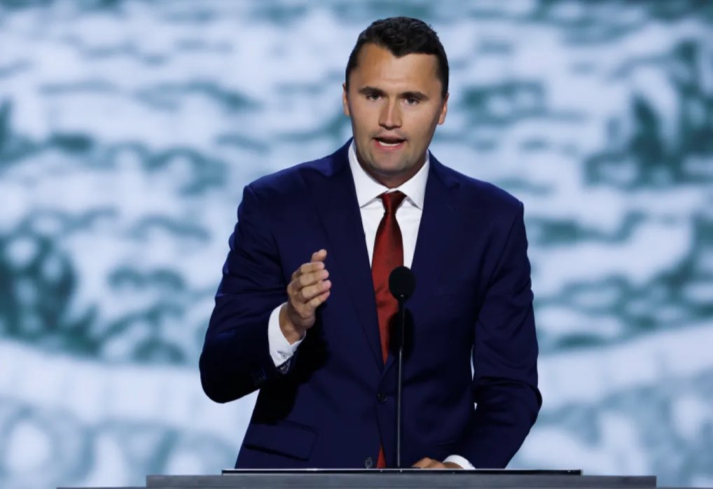 Let us all pray for Charlie Kirk right now. ✝️