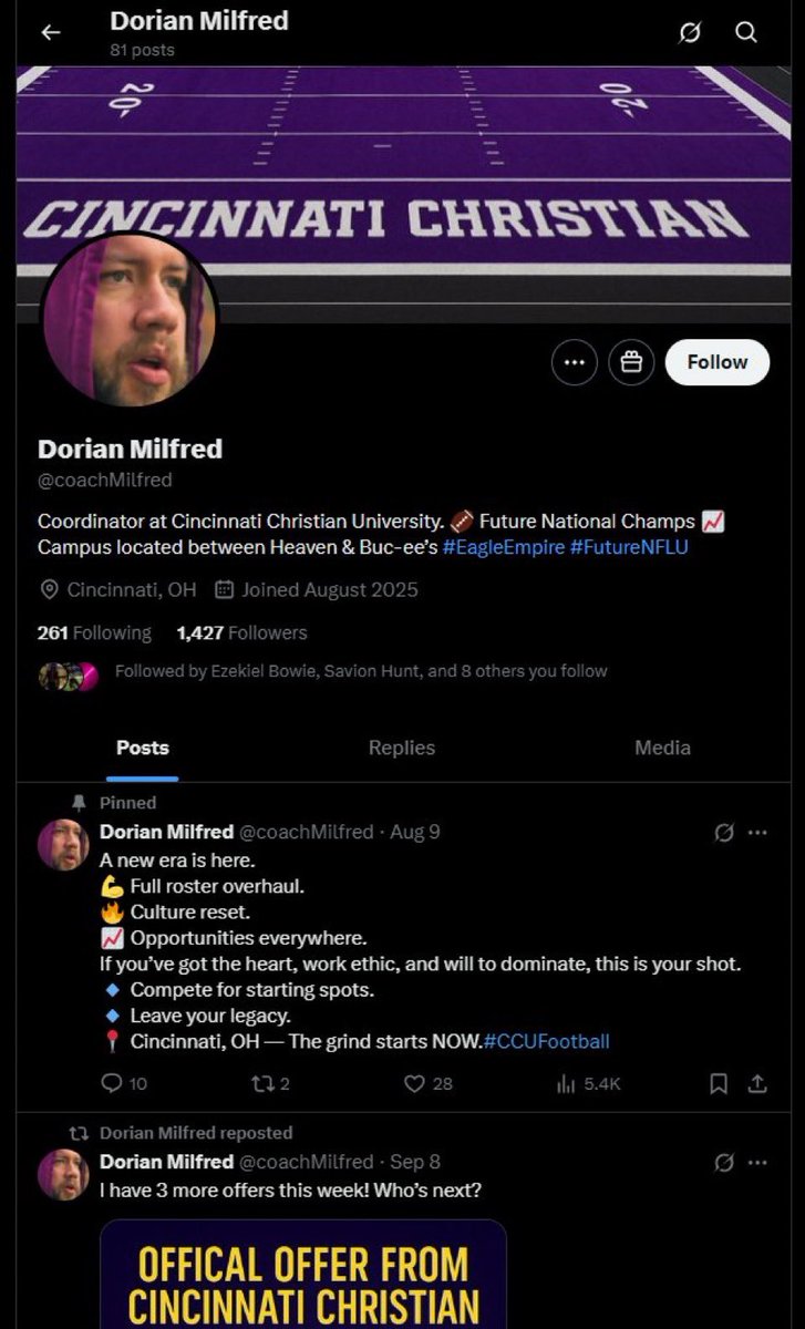 Coach Andre Dobson tweet media