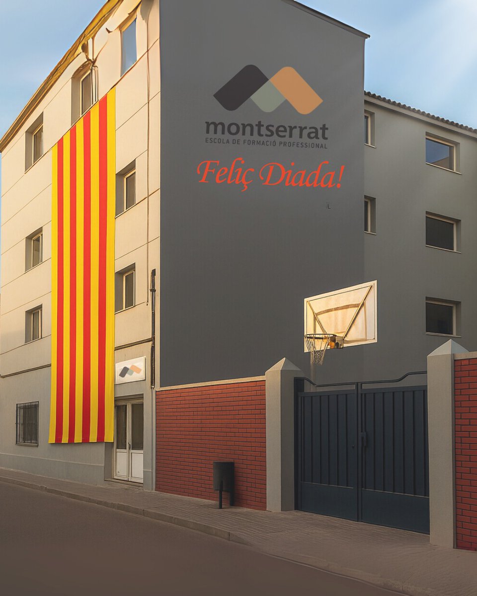 Des de #somEscolaMontserrat us desitgem una bona Diada de Catalunya! 

#OnzedeSetembre