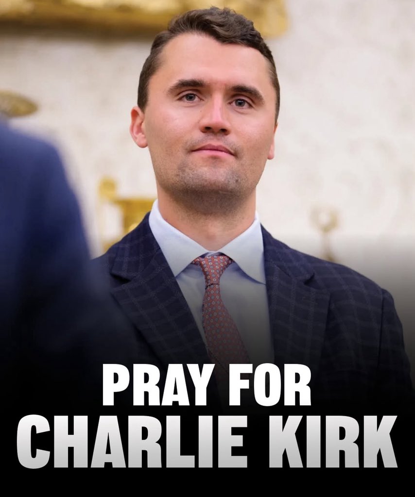 tomvangrieken's tweet photo. Charlie Kirk in koelen bloeden neergeschoten. Ronduit verschrikkelijk. 😢 https://t.co/flVwqEs52u