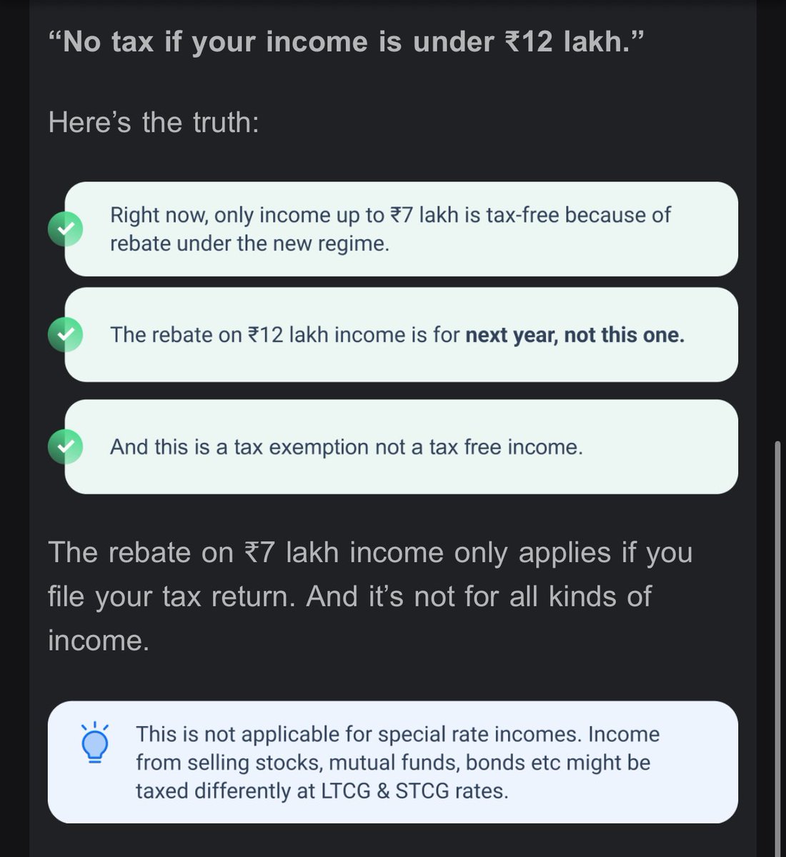 PSA. Confusion due to the budget announcement on taxes.