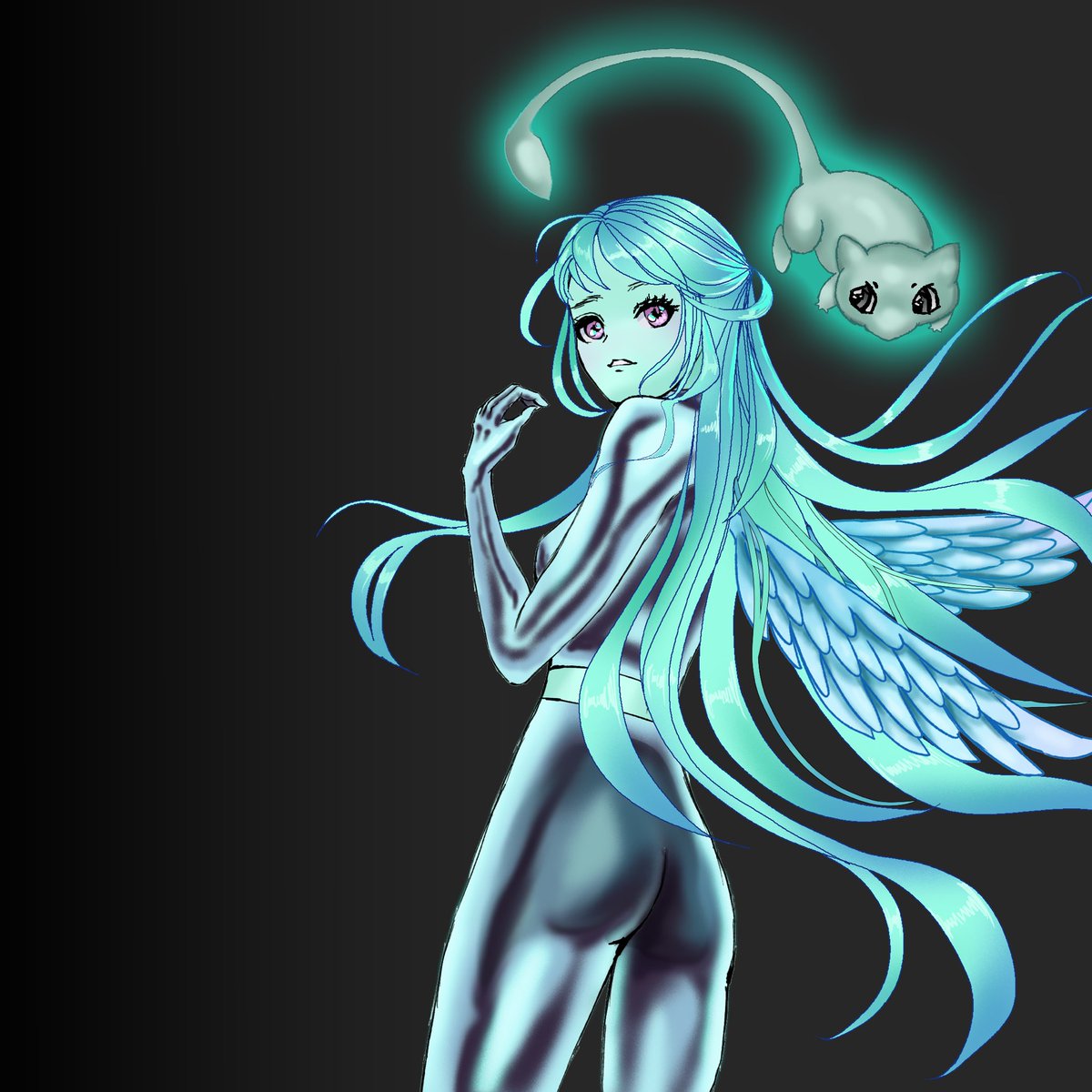 Artist here c: 

Thanks a lot to <a href="/frenk1xD/">frenk1.hype</a> from <a href="/MewkaiHL/">Mewkai</a>  for giving the angels some spots for their upcoming mint 🤍

Here is a drawing I made for the occasion 😇 As someone who grew up on Pokemon, I love Mew so much