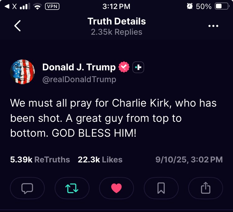 Prayers for #CharlieKirk