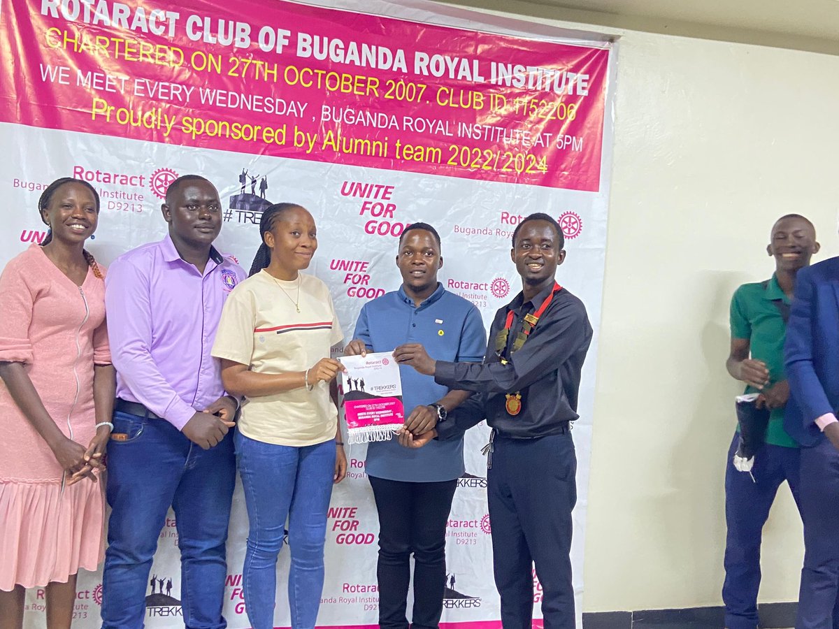Rotaract Buganda Royal institute (The Trekkers) (@buganda_royal) on Twitter photo Today, understand Rotaract and restoring Club Ethics with new membership x.com/KANKWATISEJB/s… as our topics by Both POP <a href="/RotaractD9213/">Rotaract District 9213</a> and <a href="/RotaractD9214/">Rotaract District 9214</a> shared by <a href="/atiteprisca/">Atite Prisca</a>, we surely didn't only enjoy it but also learn ethical leadership.
<a href="/buganda_royal/">Rotaract Buganda Royal institute (The Trekkers)</a> <a href="/rckampalanorth/">Rotary Kampala North</a> . Today, understand Rotaract and restoring Club Ethics with new membership x.com/KANKWATISEJB/s… as our topics by Both POP <a href="/RotaractD9213/">Rotaract District 9213</a> and <a href="/RotaractD9214/">Rotaract District 9214</a> shared by <a href="/atiteprisca/">Atite Prisca</a>, we surely didn't only enjoy it but also learn ethical leadership.
<a href="/buganda_royal/">Rotaract Buganda Royal institute (The Trekkers)</a> <a href="/rckampalanorth/">Rotary Kampala North</a> .