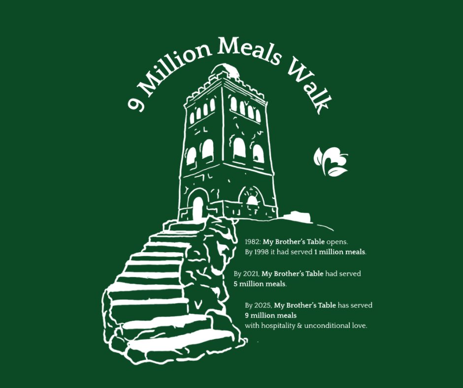 The secret’s out!
Our 2025 Walk T-shirt features High Rock Tower, one of Lynn’s most iconic landmarks — illustrated by local artist Denny DesRosiers.

Walk with us Oct 19: mybrotherstable.org/walk