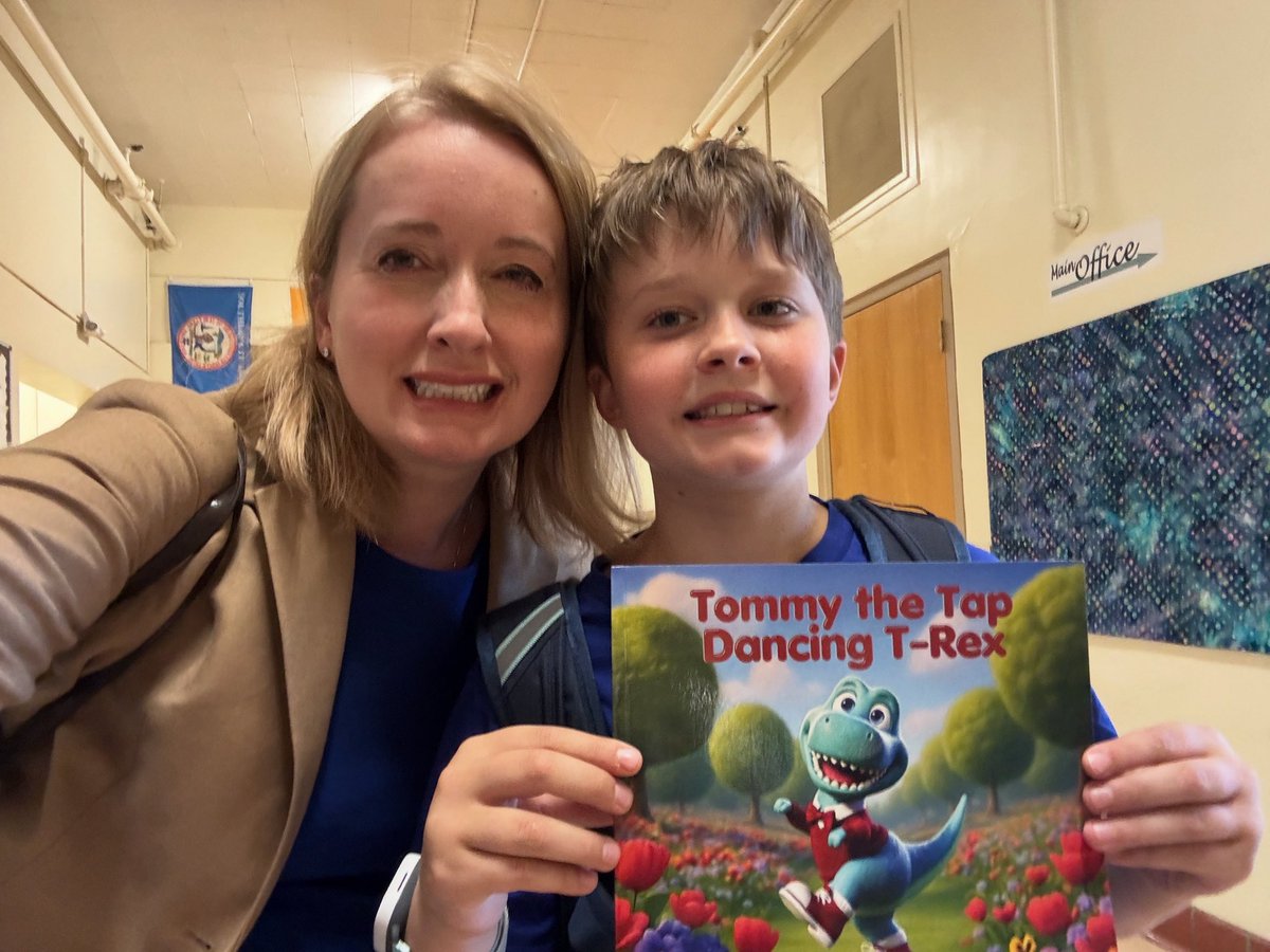 lemonadestandma's tweet image. A big day for this 9 year old author, going to a podcast interview at #fox31 - wish us luck! tommythetrex.com