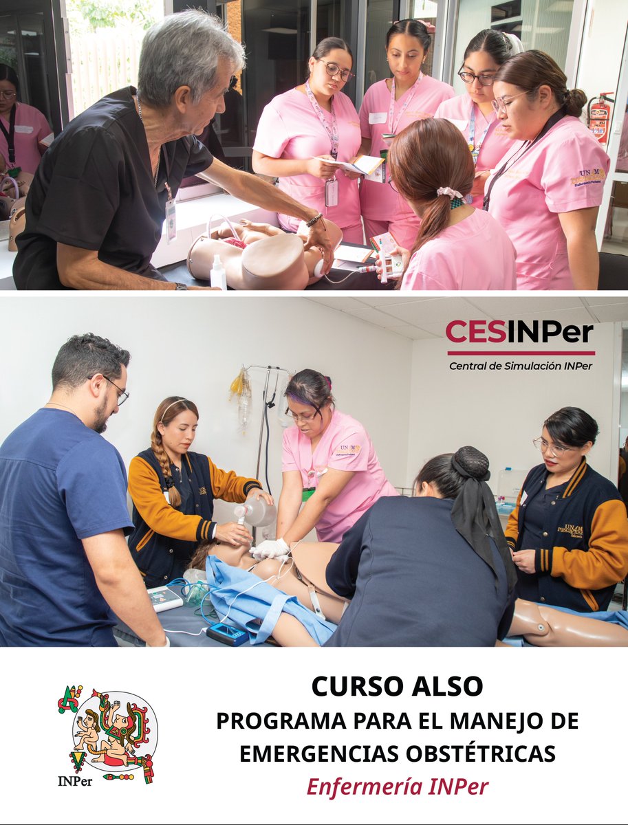 INPer_mx's tweet photo. #INPerAlMomento
CURSO ALSO
PROGRAMA PARA EL MANEJO DE EMERGENCIAS OBSTÉTRICAS
#SomosINPer #EnfermeríaINPer #Enfermería #CESINPer https://t.co/ZjMvJNnM4C