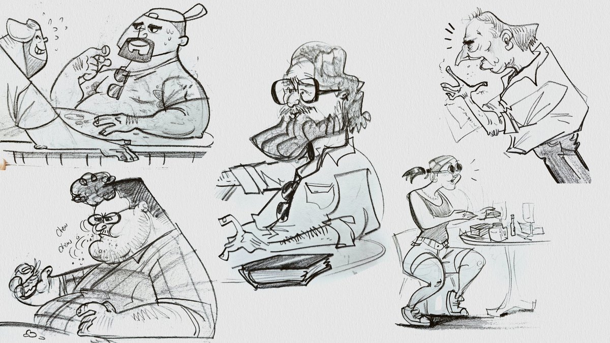 Compilation of some people watching doodles