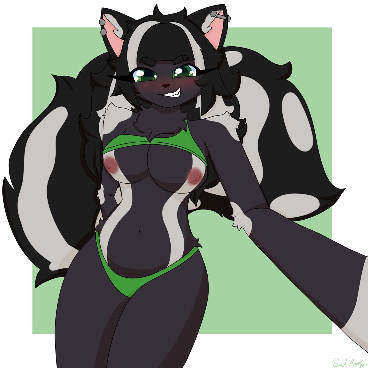 Selfie >:D
(sfw alt on my main <a href="/SmolMephy/">SmolMephy | commissions OPEN</a>)