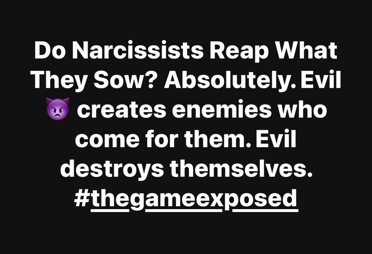 PodcastChick's tweet photo. #narcissist #evil #demons #narcabuse #narcissists #covertnarcissist https://t.co/iJ6IlUPayc