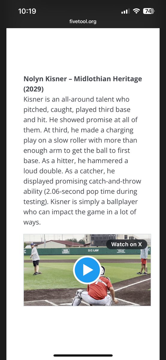 Lonestar Baseball Club-DFW tweet media