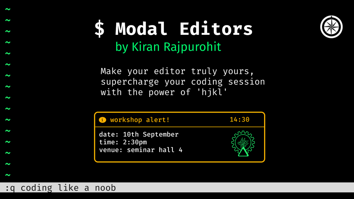 HomebrewFOSS's tweet photo. We recently had an engaging, beginner-friendly workshop on Modal Editors by Kiran, where participants explored Neovim from the ground up. The session covered basics, modes, and hands-on practice.

https://t.co/TNVwOr0x0P
https://t.co/ib1XGDlAIc https://t.co/S3NWPH5VZg