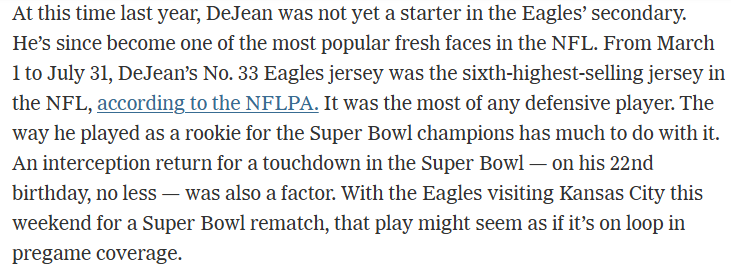 ScottKoops's tweet image. Highest Selling Defensive Jersey
#CooperDeJean
#IowaEdge