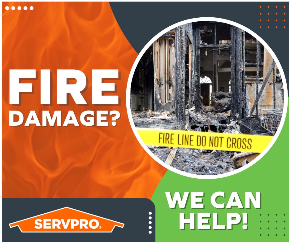 From soot-covered walls to lingering smoke odors, fire damage can feel overwhelming. SERVPRO’s experts are Here to Help make it “Like it never even happened.”
#SmokeCleanup #SERVPRO
