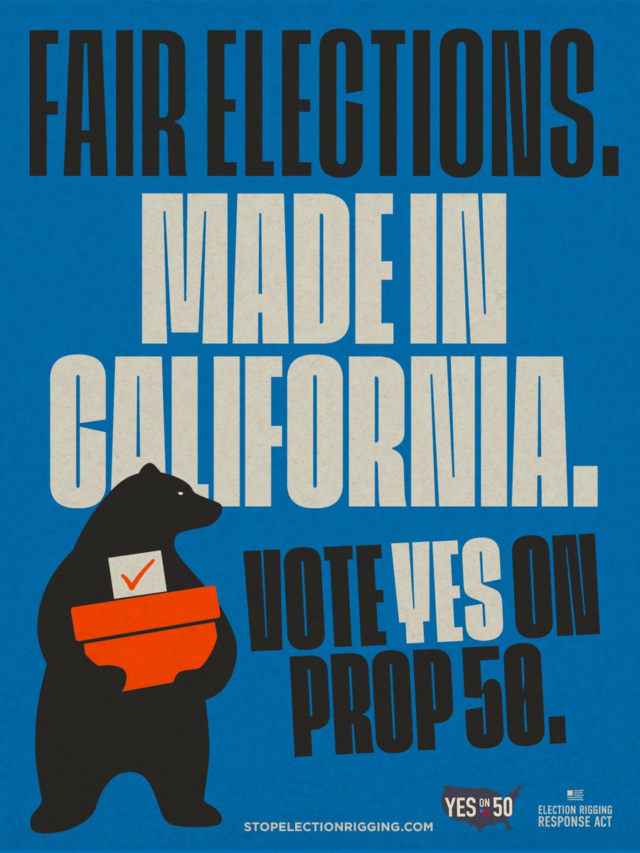 Take Action Fight Fascism - YES ON PROP 50. 
👇🏾
actionnetwork.org/forms/fight-fa…