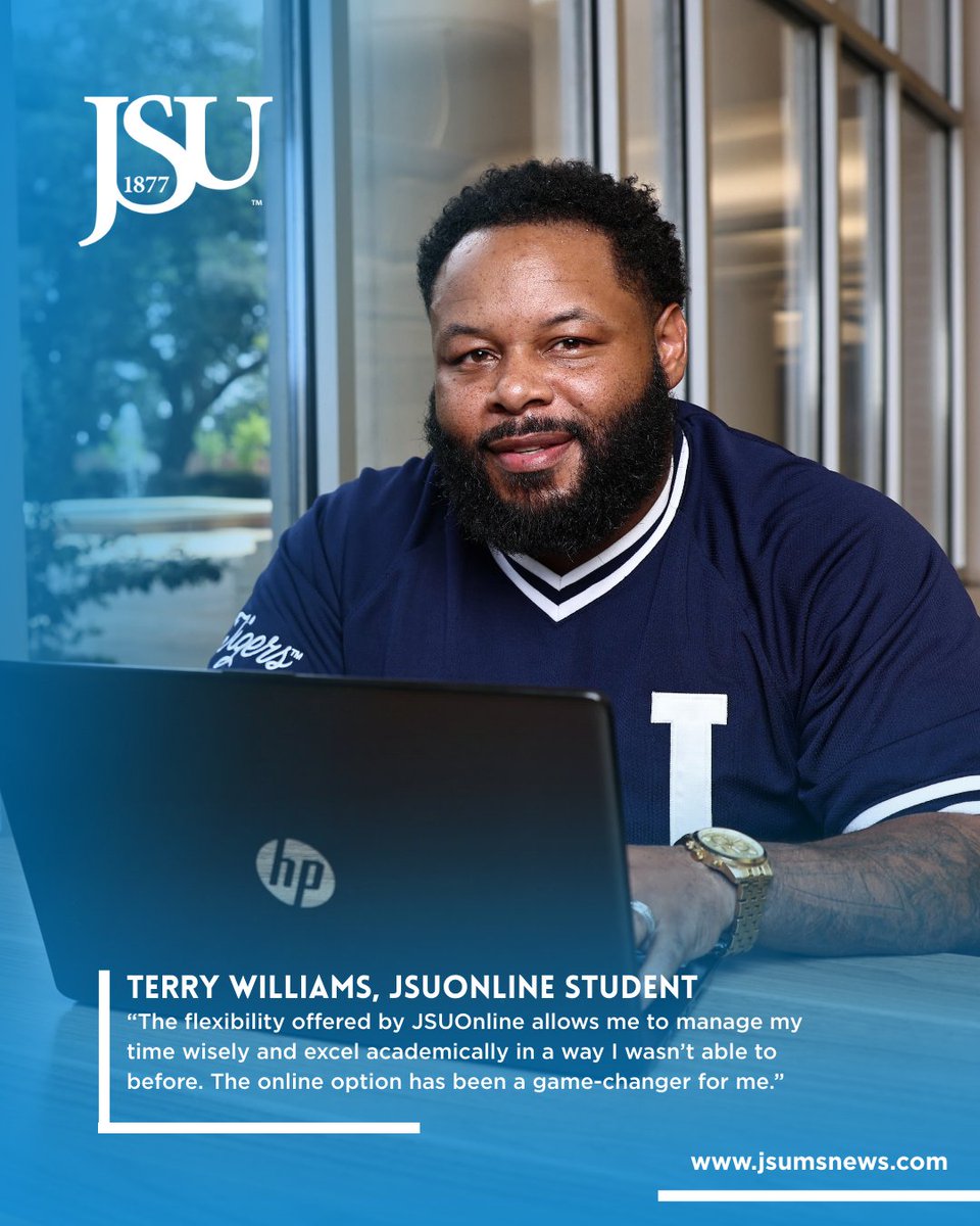 Forbes Advisor ranks JSUOnline No. 6 nationally among HBCUs. 🐅 

Jackson State’s online program was listed due to its 92% of students enrolled in distance learning, the highest percentage among all top 10 schools.