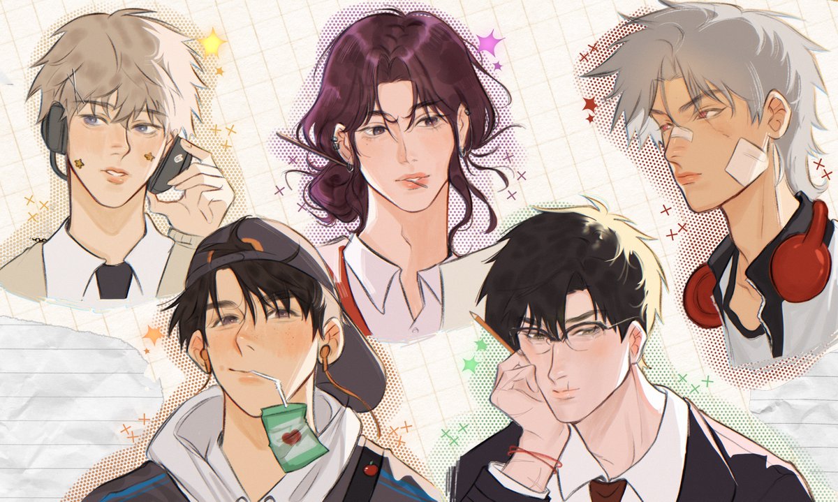 My take on LADS x highschool AU 👩‍🏫🎓✏️
#LoveandDeepspace
