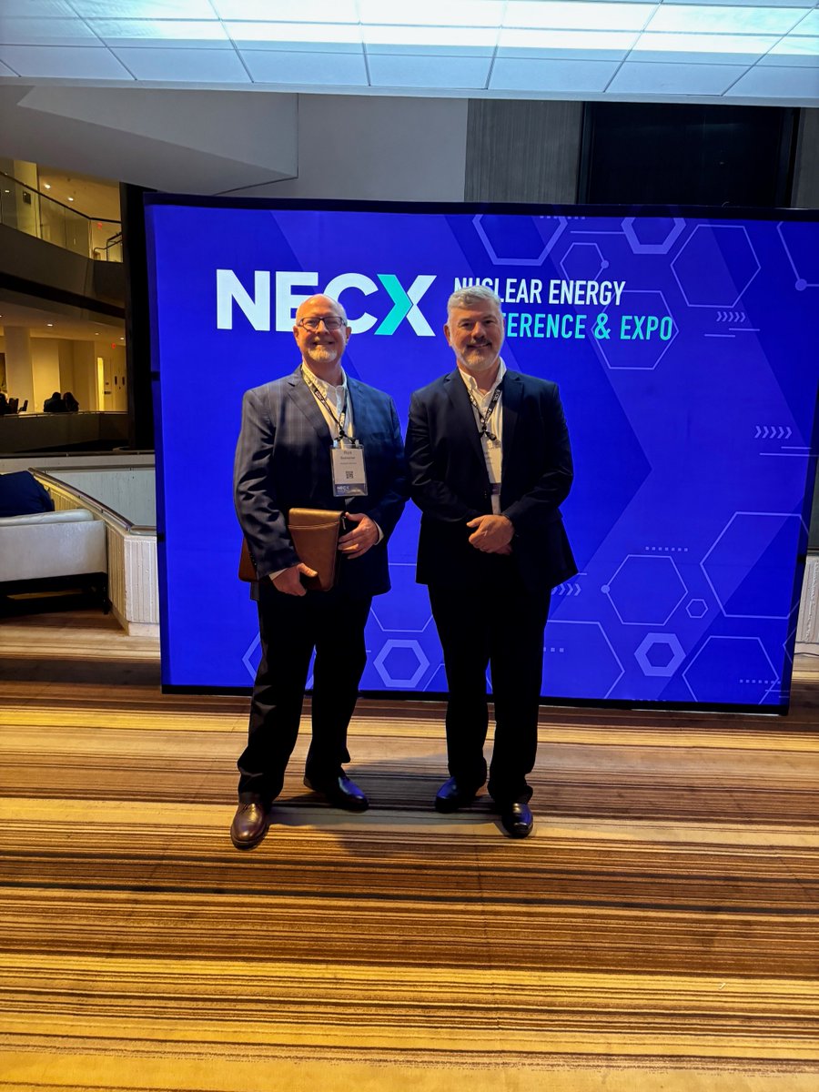 acceleranttech's tweet image. LIVE from Atlanta!

The energy at #NECX2025 is tangible. Accelerant Solutions is proud to be on the ground, engaging with the leaders shaping the future of nuclear energy.

From workforce development to innovation in training, we’re excited to be part of the solutions moving our…