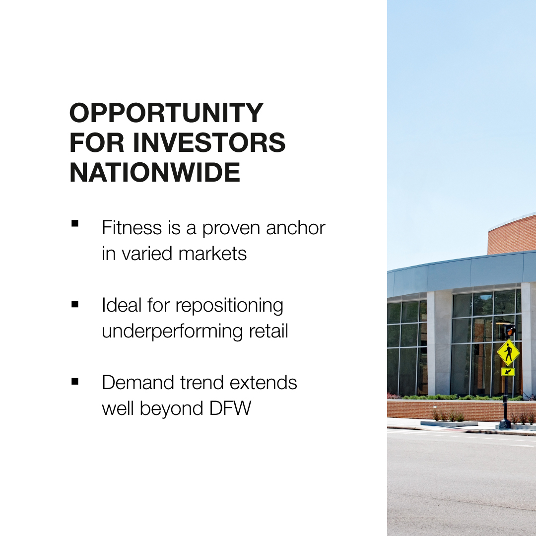 In Texas, gyms have emerged as powerful retail anchors - leasing nearly 1M SF this year and helping drive vacancy to near-record lows.

Read More: bit.ly/3I6P2aX