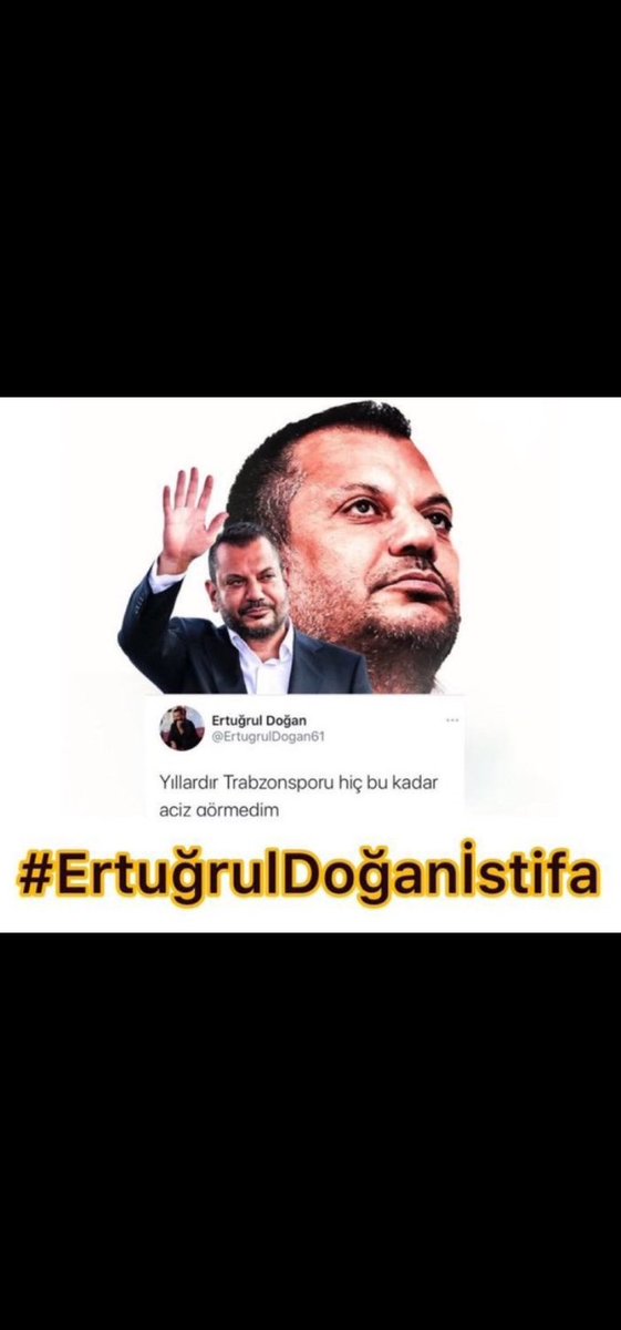 Eğer bir nebze Trabzonspor sevgin kalmışsa ? Trabzonspor luların Yüzü gülsün bari. İstifa da bir hizmettir? İstifaaaa😡