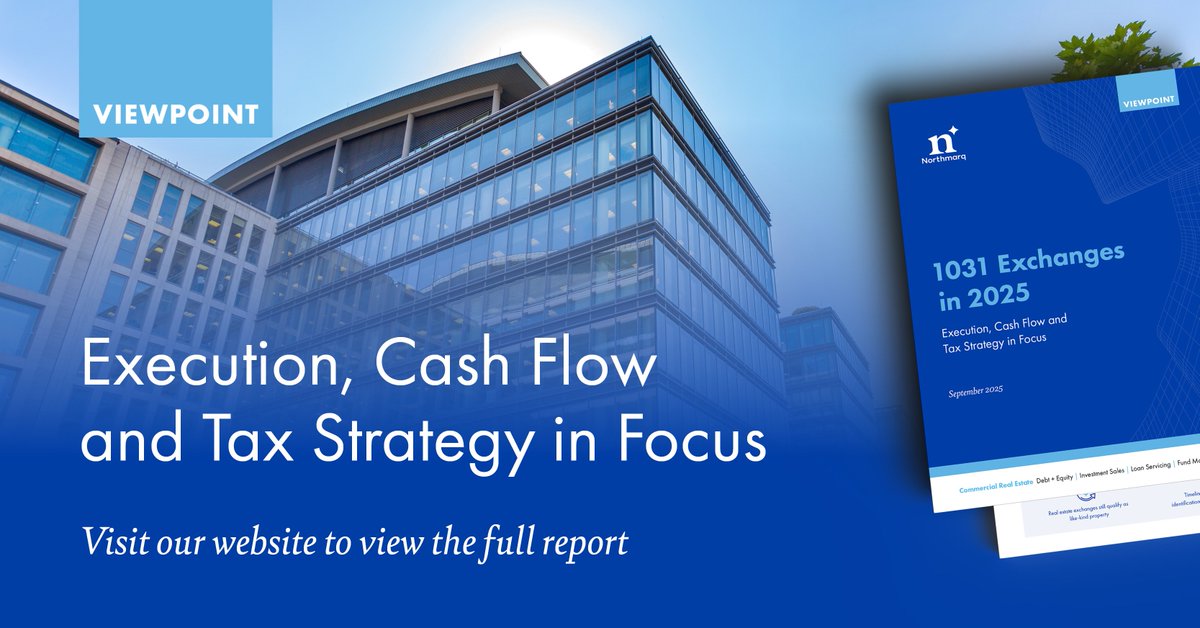 1031 exchanges are back in 2025. Investors aren’t chasing yield. They’re focusing on income durability, tenant credit and smart execution. #Northmarq #CRE #1031Exchange Read more: ow.ly/BPNJ50WUEIa