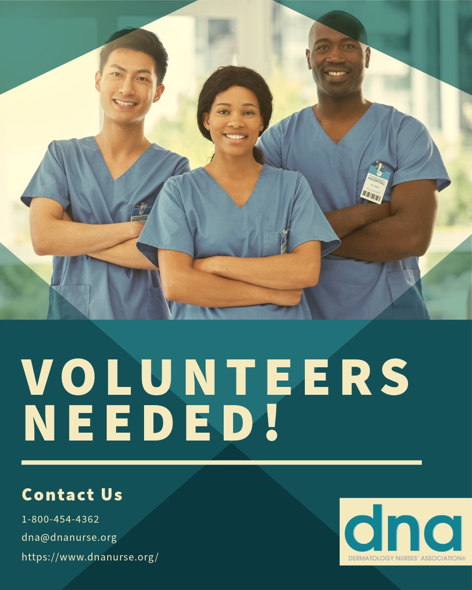 DNAnurses's tweet image. Make a Difference Where It Matters Most – Volunteer with DNA!

Visit dnanurse.org/thinking-about… for more information on volunteering with the DNA

#DNA #Volunteer #Membersip #GrowWithDNA #SkinCare #HealthCare