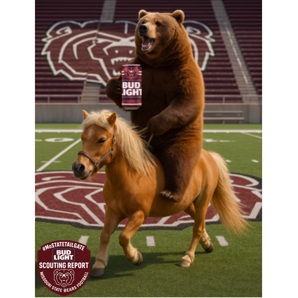 #MoStateTailgate Bud Light Scouting Report Week 3: The home opener is finally here and the Mo State Bears go full on bronc busting this Saturday against the SMU Mustangs at Plaster Stadium. Yeah, yeah....we all know you are ranked #....oh wait....I'm guessing you aren't fond of