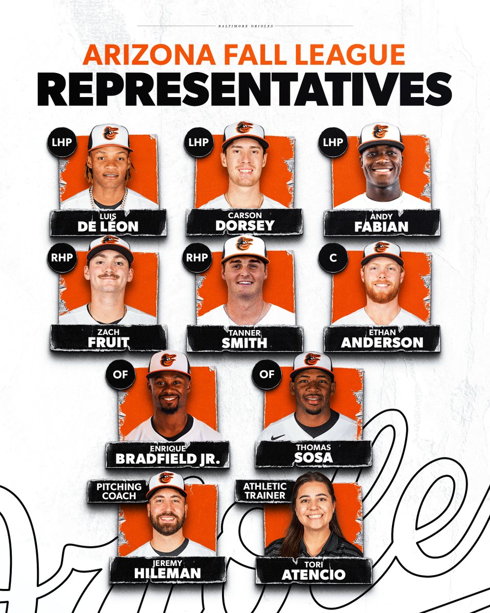 Introducing our 2025 Arizona Fall League representatives!