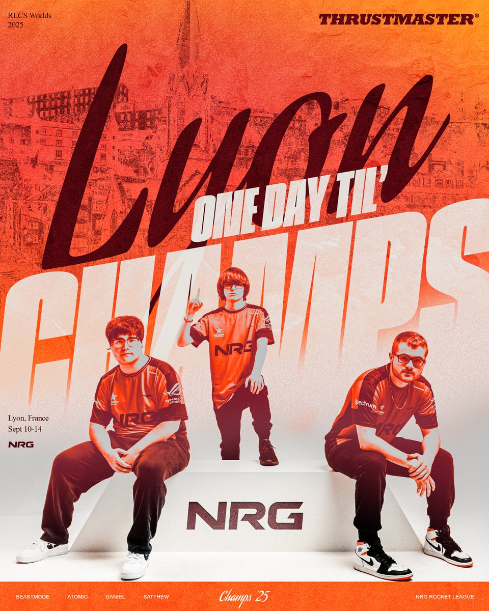 NRGcurrent's tweet photo. THE STAGE IS SET ⚡

NRG ROCKET LEAGUE IS BACK ON LAN TOMORROW

@BeastModeLK @At0micRL @DanielRL__ @Satthew https://t.co/ggShcaNrOs