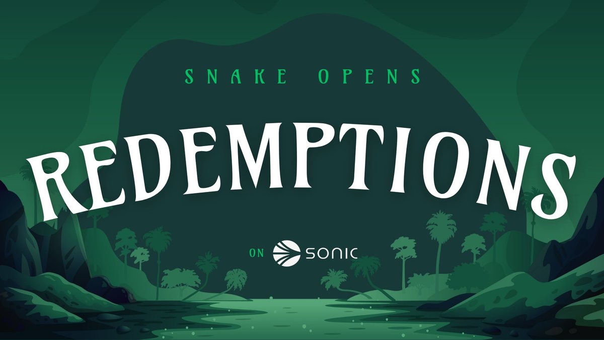 SnakeOnSonic's tweet image. $SNAKE Redemptions have been refilled with an additional 60,000 $S

Enjoy looping &amp;amp; printing in the Nest with $gSNAKE

🐍