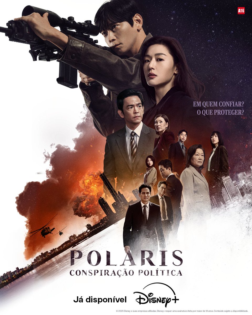 DisneyPlusBR's tweet image. Poder, segredos e paixão neste K-drama imperdível.

#Polaris: Conspiração Política, primeiros três episódios já disponíveis, legendados e dublados, no #DisneyPlus.