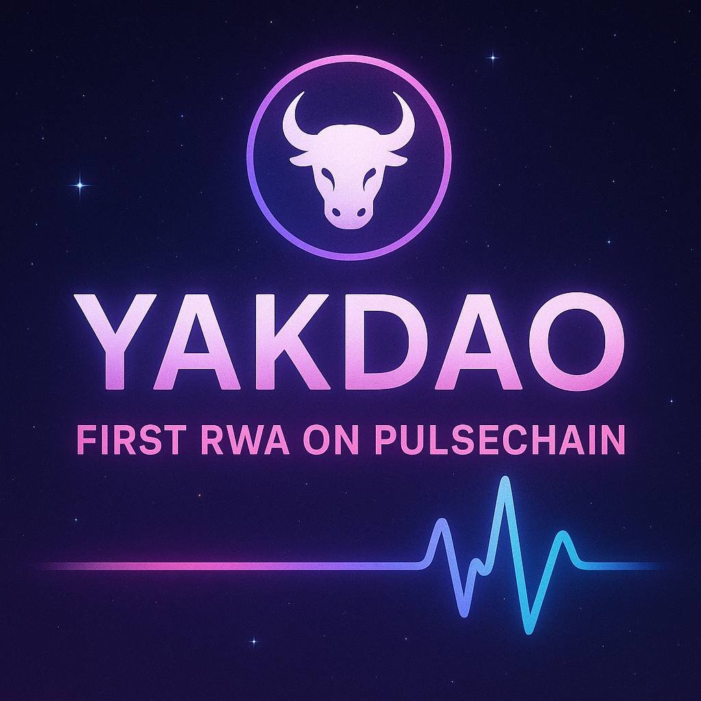 PulseChain fam, it’s official.

YakDAO is pioneering the first-ever RWA project on PulseChain $PLS

This means real assets, real value, and real opportunities, powered by our community.