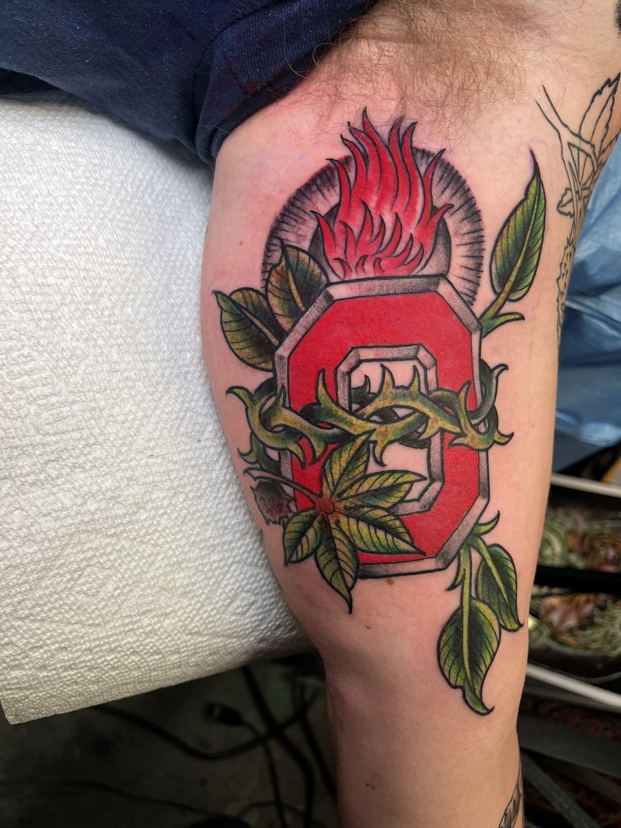 MDemosky's tweet image. Block O added!! #session8 #buckeyesleeve 🅾️