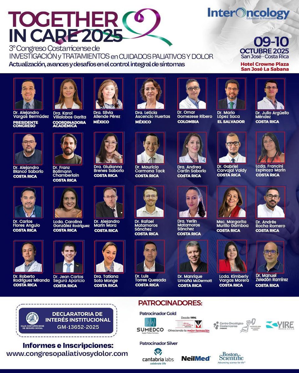 Cada vez falta menos !
Aval de interés institucional ✅

💚Costa Rica 9-10 octubre