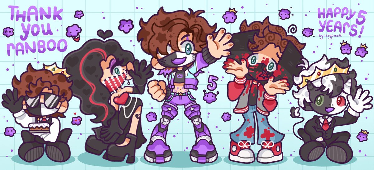 5 YEARS OF RANBOO 💜 Thank you for all you have done over the past 5 years!!! 
#ranboo #ranboofanart
