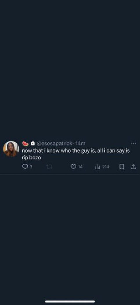 Disgusting freak. She shouldn’t step foot in Stamford Bridge or any of our away ends ever again, hiding on her private account  - <a href="/esosapatrick/">🍉</a> Absolute scum