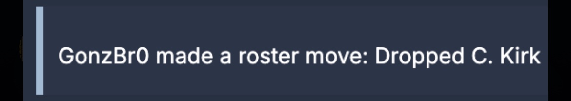 what an interesting fantasy football transaction