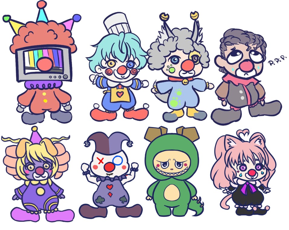 Y aqui tenemos parte del ejército payasil labubunesco!