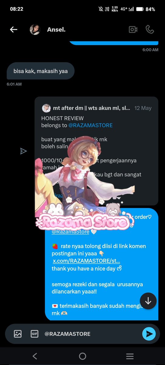 ππππππ πππππ πππππ’π (@mizuki_reii) on Twitter photo <a href="/RAZAMASTORE/">mt after dm || wts akun ml, sl card, am prem</a> sold
κββorder : akun ml
κββdirect
κββRp 95.000
κββtestimoni ke : 900
#testirazama <a href="/RAZAMASTORE/">mt after dm || wts akun ml, sl card, am prem</a> sold
κββorder : akun ml
κββdirect
κββRp 95.000
κββtestimoni ke : 900
#testirazama