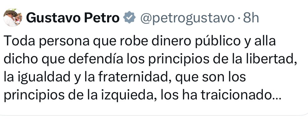 La ortografía de Petro da más vergüenza que su drogadicción