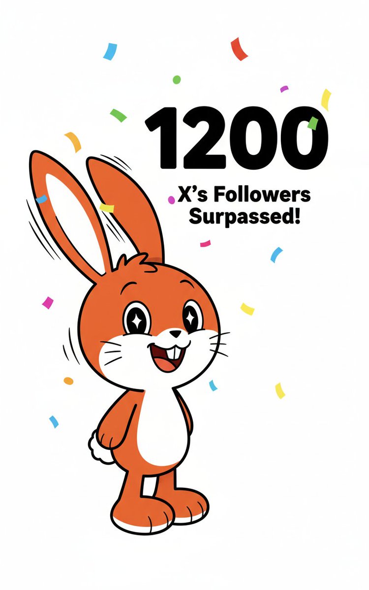 Coderabbitaija's tweet image. ぴょんぴょん！🐰✨
なんとフォロワーさんが1,200人を突破しました！
とってもうれしくて、Hoppyは耳をぶんぶん振って大喜びです！
これからも役立つ発信を続けていきますので、どうぞよろしくお願いします🐇🌸

#ポエム
#CodeRabbit
