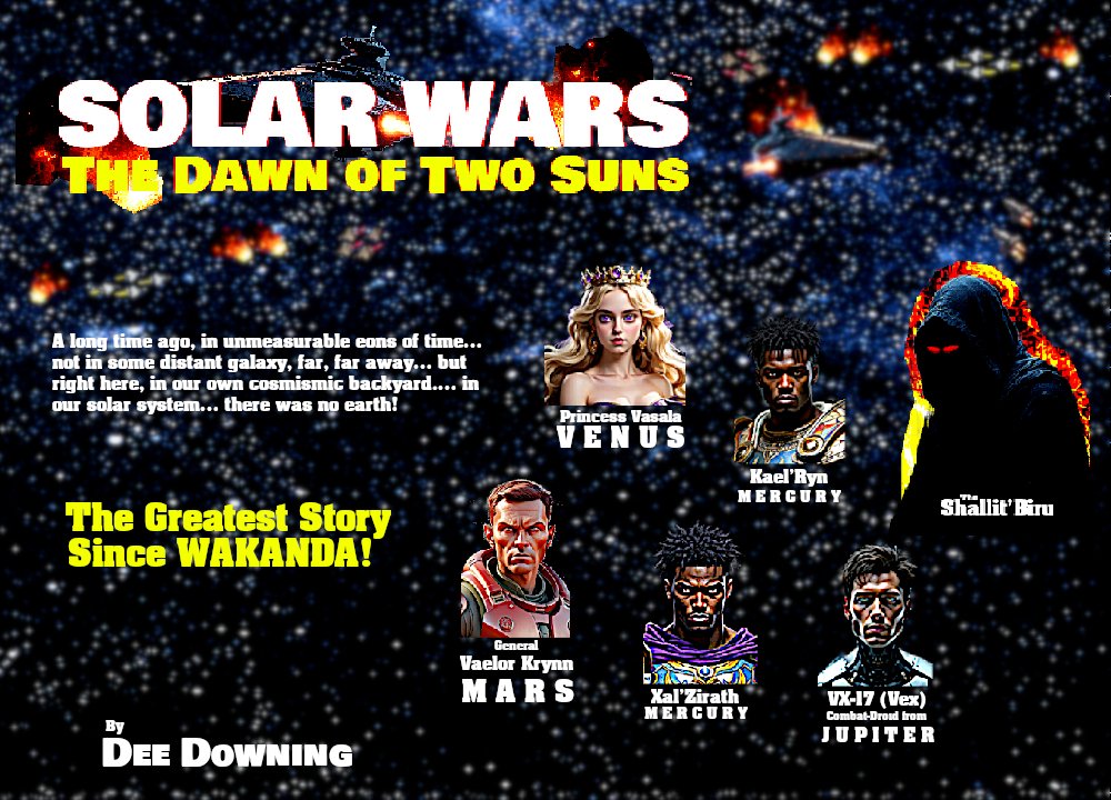 SolarWarsTrilog's tweet image. jango.com/music/Solar+Wa…
🚀Join us for a spell on &quot;Solar Wars Trilogy Radio&quot;📻 
🛸The greatest story since Wakanda!🌍
⚡️Become a fan.🌞🔥
🔗Click the above link🍻