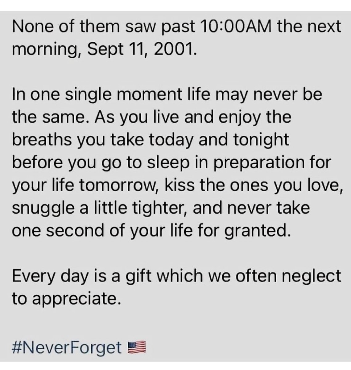 ... #NeverForget🇺🇸😔
